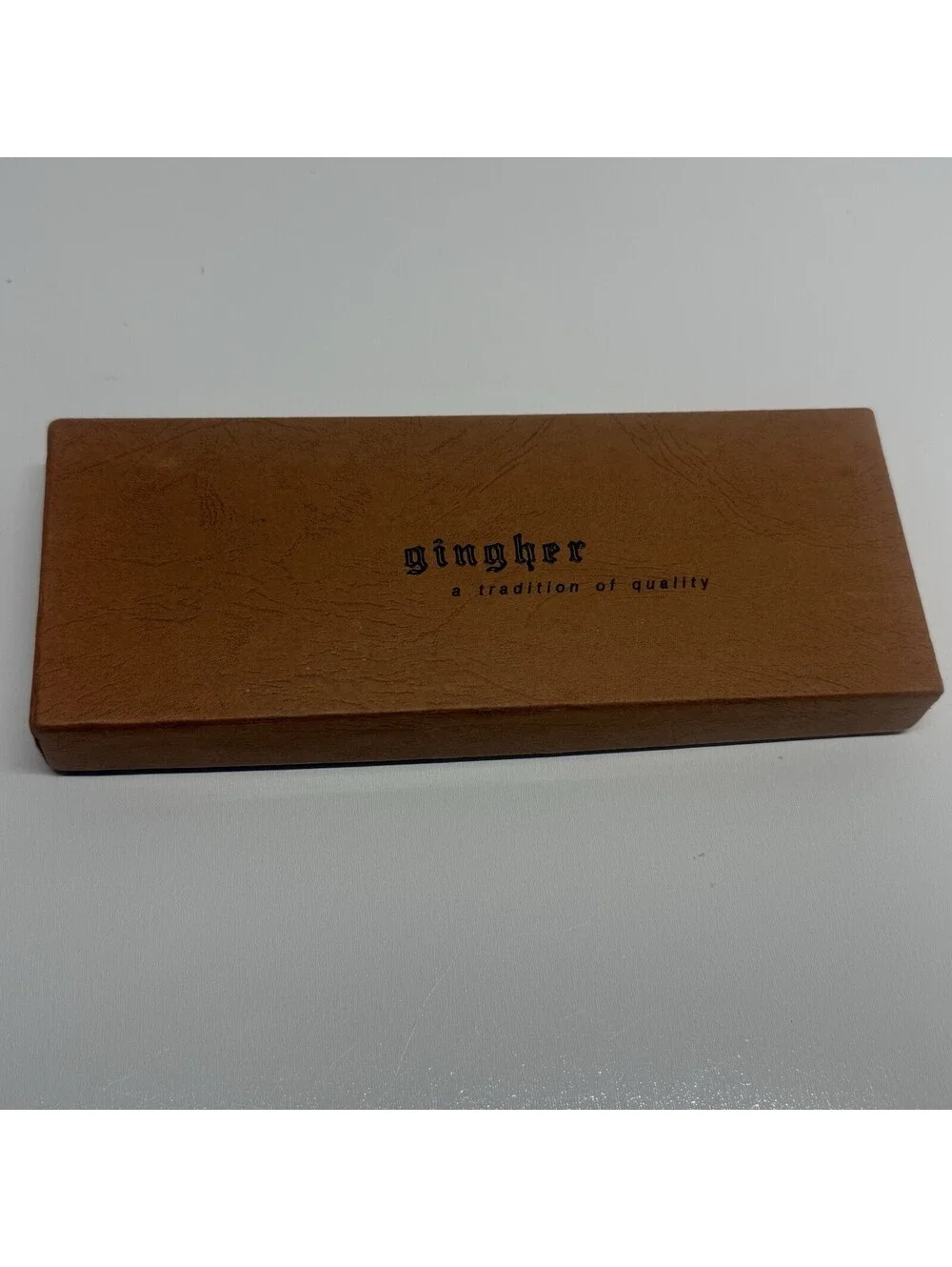Vintage Gingher Pinking Shears Scissors G-7P Original Box 7-1/2